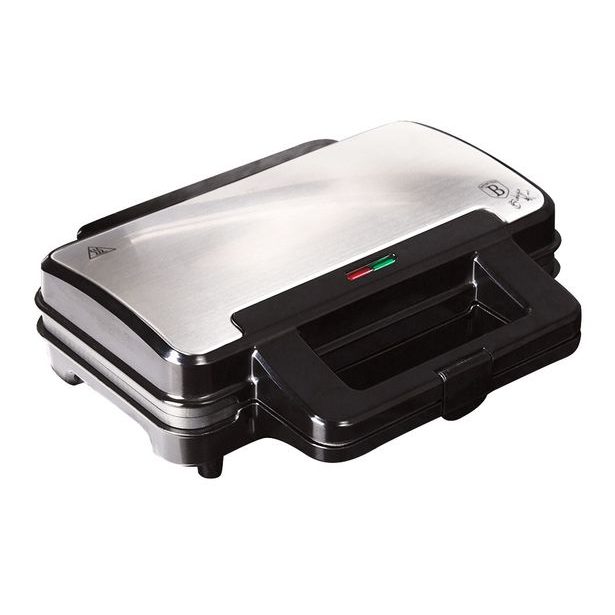 BERLINGERHAUS Sendvičovač s nepřilnavým povrchem 900 W Black Silver Collection BH-9140