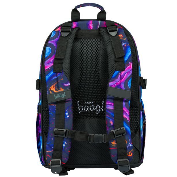 BAAGL Školní batoh Core Marble