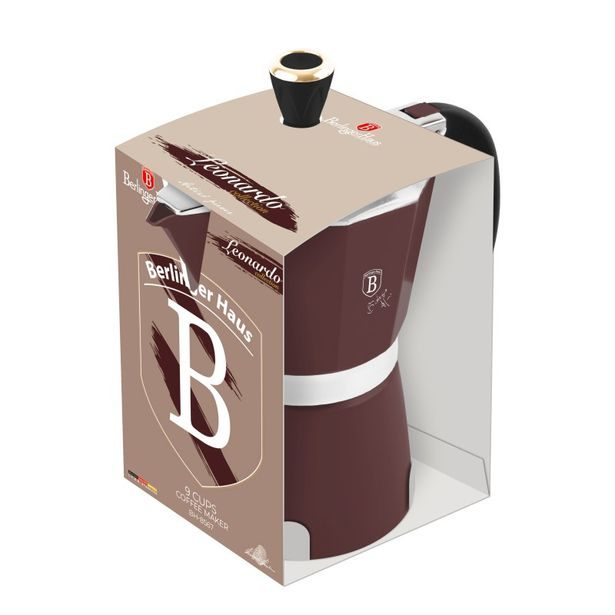 BERLINGERHAUS Konvice na espresso 9 šálků Leonardo Collection BH-8567