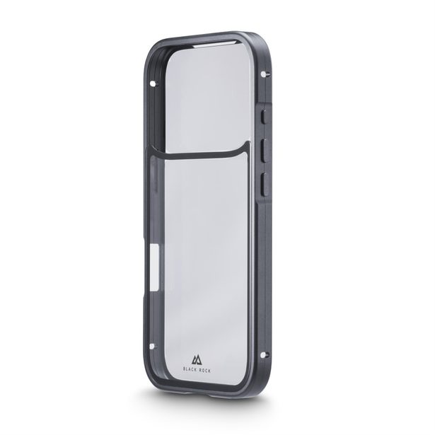 Black Rock 360° Glass, kryt pro Apple iPhone 17 Pro, skleněný, přední + zadní díl, průhledný/černý
