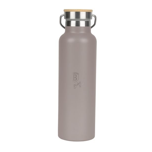 BERLINGERHAUS Termoska lahev s dvojitou stěnou nerez 0,6 l Taupe Collection BH-7201