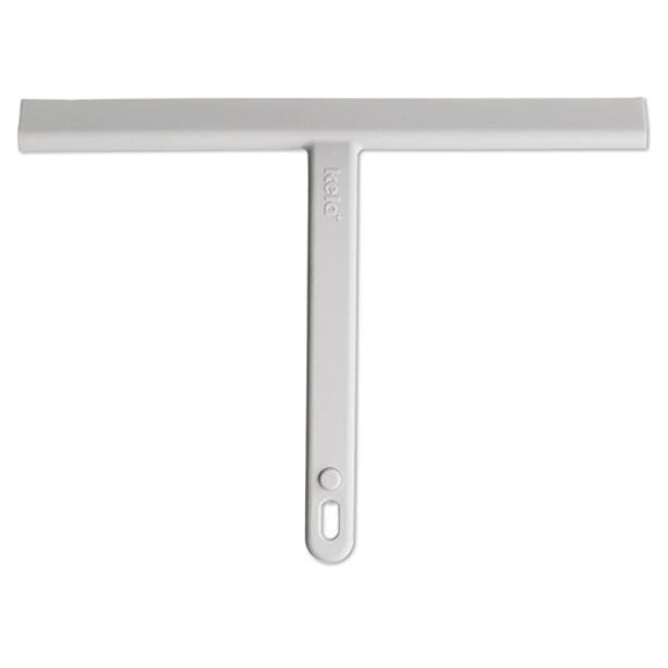 KELA Stěrka do koupelny Toni silikon světle šedá KL-20653