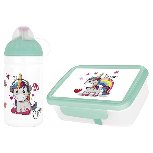 Set SET Magic Unicorn - zdravá láhev/zdravá sváča
