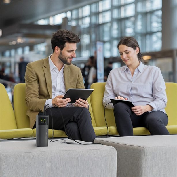 Hama High Power 150 W, powerbanka, 24000 mAh, 2x USB-C, 1x USB-A, PD, QC, displej