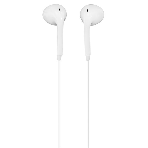 Hama sluchátka s mikrofonem Glow II, pecky, konektor Lightning, bílá
