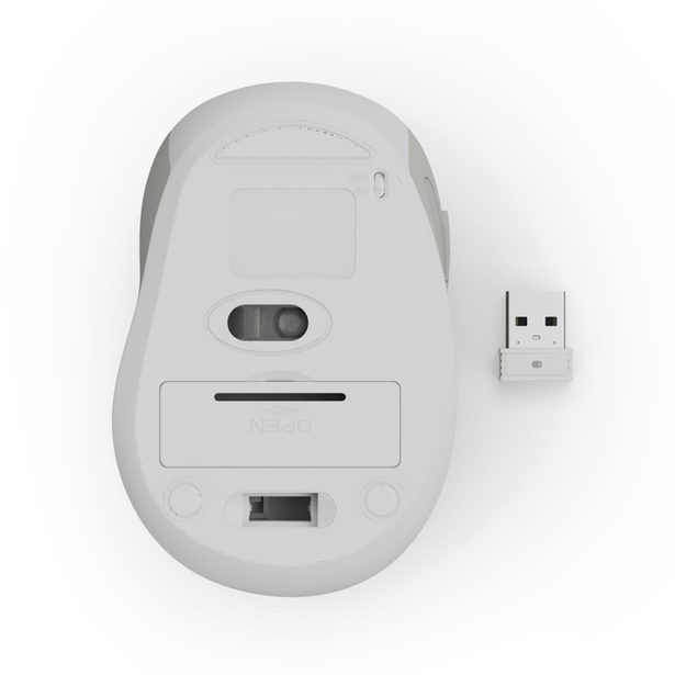 Hama bezdrátová optická myš WM-400, tichá, bílá