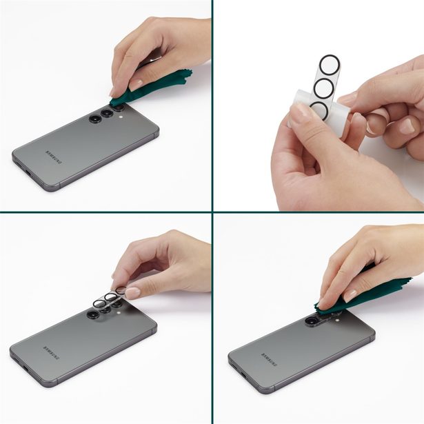 Hama Cam Protect, ochranné sklo fotoaparátu pro Samsung Galaxy S25 Edge, průhledné