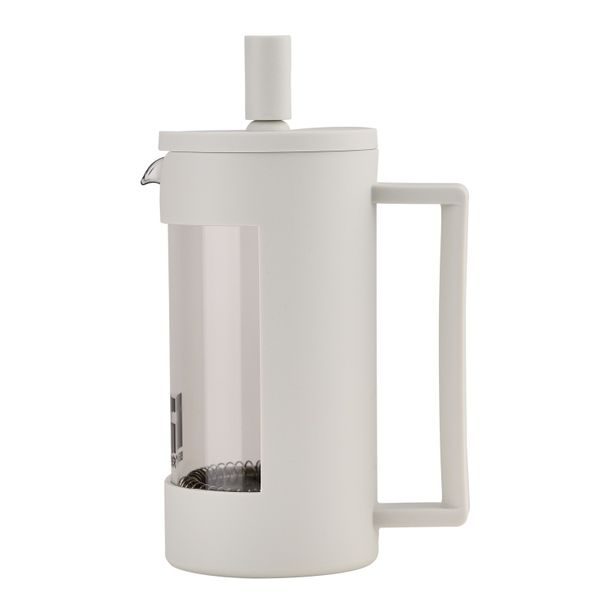BERGNER Konvice na čaj a kávu LINES French Press 350 ml bílá BG-38360-GY