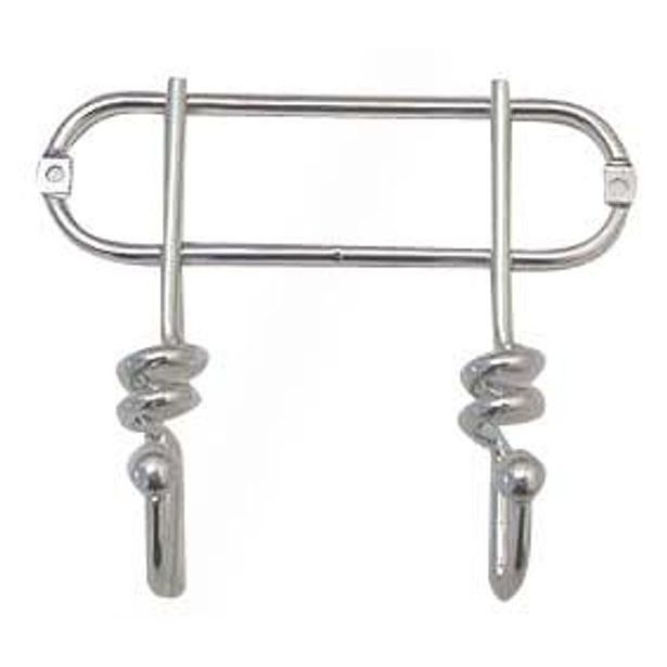 TORO věšák 2 háčky twist 16,5 x 13,5 cm_hamashop