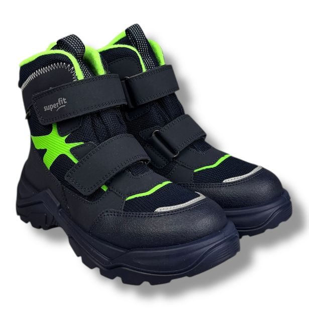 Zimní boty Superfit 1-002022-8010 Snow Max BLAU/HELLGRÜN