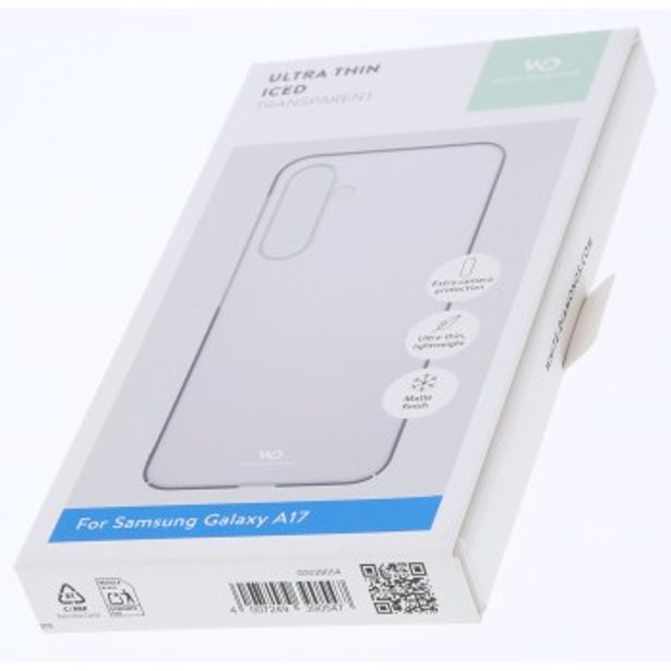 White Diamonds Ultra Thin Iced, kryt pro Samsung Galaxy A17/A17 5G, matný průhledný