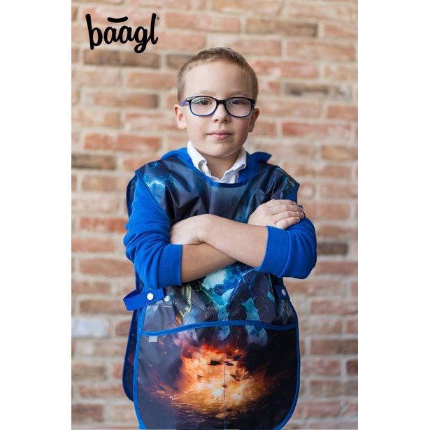 BAAGL Dětská zástěra Roboti