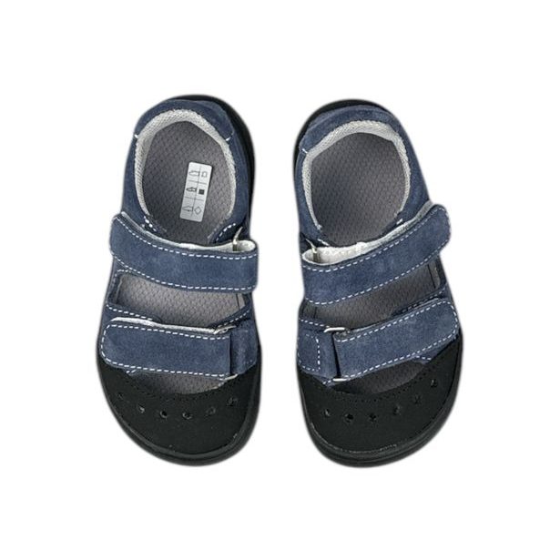 Dětská letní obuv Jonap - Modré s okopovou špičkou