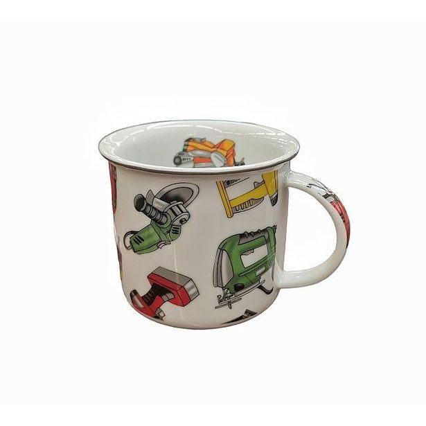 hrnek 380ml TINA - NÁŘADÍ DF, čes.porcelán