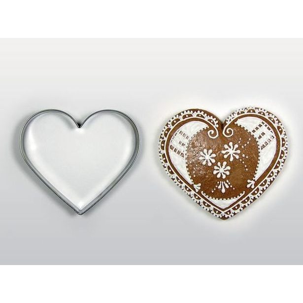 vykr.NR 0064 Srdíčko, 8,7x9,6cm