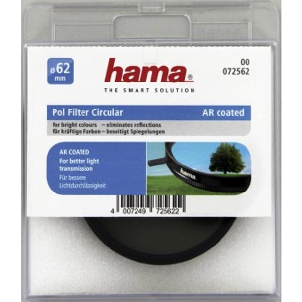Hama filter polarizačný cirkulárny, 62 mm