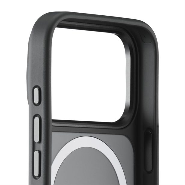 White Diamonds Hybrid Case, kryt pro Apple iPhone 17 Pro, magnetický, matný, poloprůhledný černý