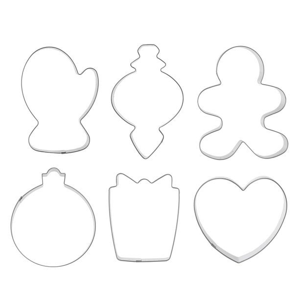 Vykrajovačky Vánoční ozdoba 6 ks