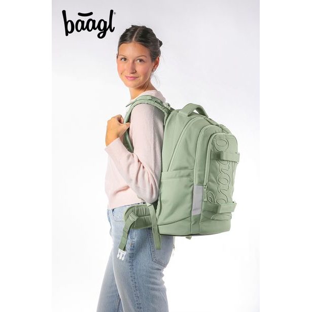 BAAGL SET 3 Skate max Mentol: batoh, penál, sáček