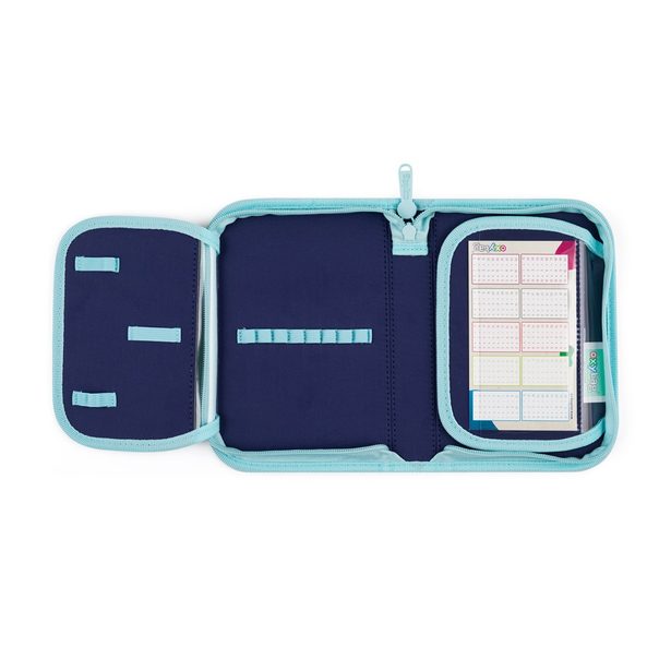 Penál 1 p. 2 chlopně, prázdný Motýl