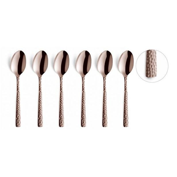 Amefa LŽIČKA MOCCA 6KS FECILITY RŮŽOVÁ_hamashop