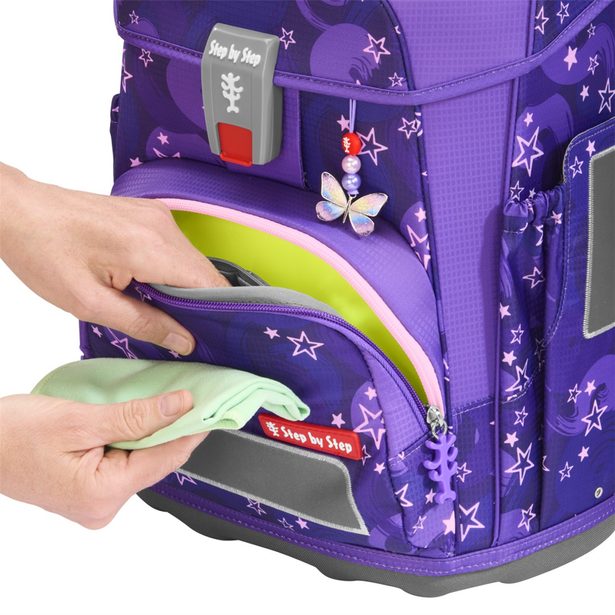 Školní aktovka Step by Step CLOUD, Pegasus Liv - 5 dílný set, AGR certifikát