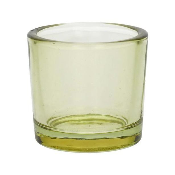 DUIF SVÍCEN NA ČAJOVOU SVÍČKU ESPEN 6,5X6CM ŽLUTÁ ČIRÁ