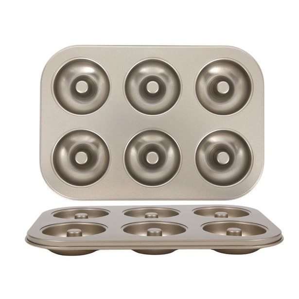 forma 26x18cm, 6x DONUT, nepřil.povrch, kov
