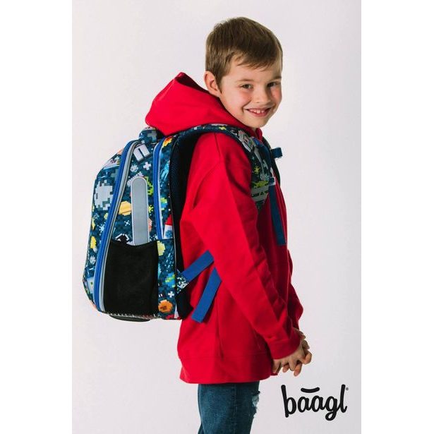 BAAGL Školní aktovka Shelly Space Game Baagl