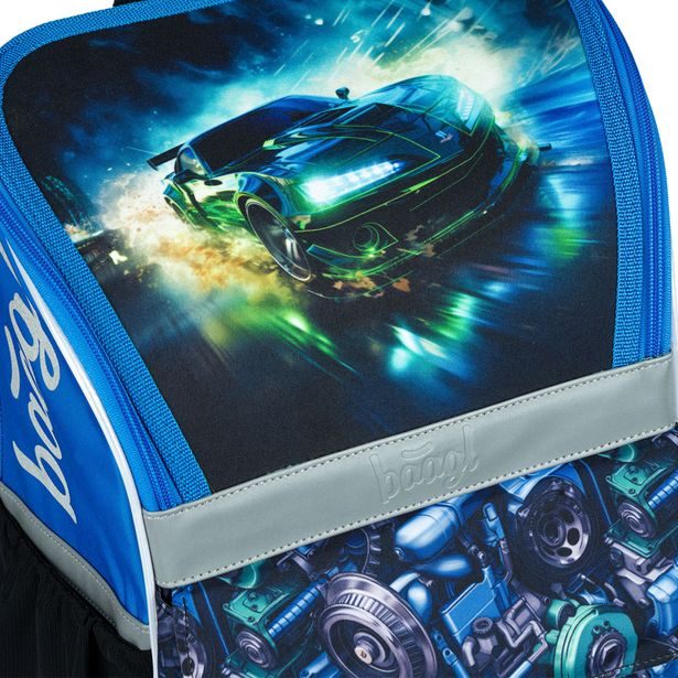 BAAGL Školní aktovka Zippy Závodní auto