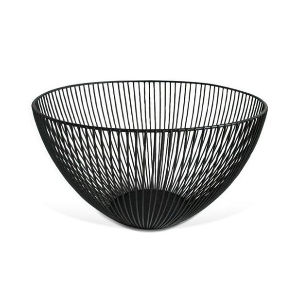 KITCHISIMO MÍSA NA OVOCE "KITCHISIMO" DRÁTČERNÁ 25X9,5X14,5CM_hamashop