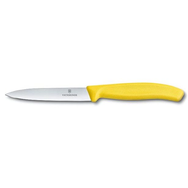 nůž 10cm kuch. HLADKÝ ŽLUTÝ, VICTORINOX