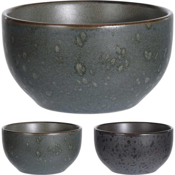 EXCELLENT HOUSEWARE Miska kamenina 10,5 x 6 cm tmavě zelená KO-Q75600330tmze