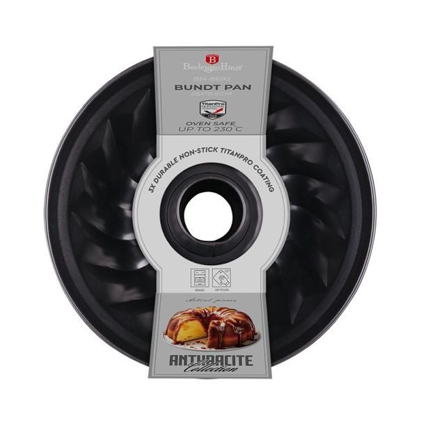BERLINGERHAUS Forma na bábovku s titanovým povrchem 25 cm Antracit Collection BH-8692
