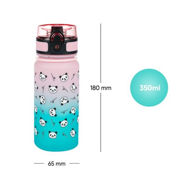 BAAGL Tritanová láhev na pití Gradient Panda 350 ml