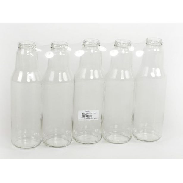 láhev 0,75l SOK - 5ks, šroubení, TO43, sklo