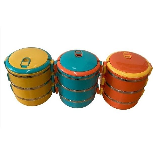 jídlonosič 4D (4x0,4l) TERMO, MIX barev, NR/plast