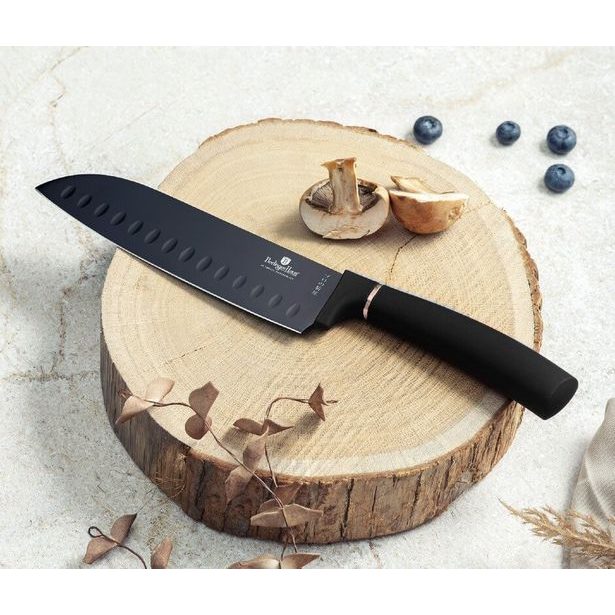 BERLINGERHAUS Sada nožů s magnetickým držákem 6 ks Black Rose Collection BH-2884