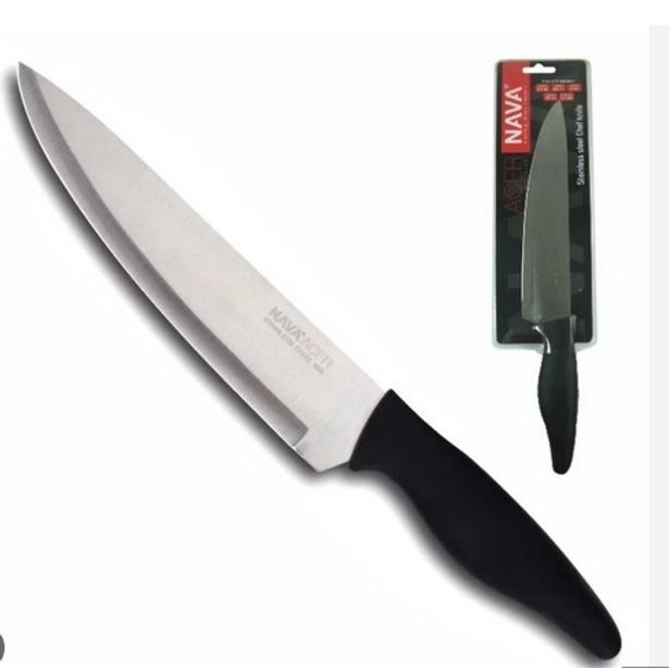 nůž 32cm kuch., HLADKÝ CHEF, ACER, NR/plast