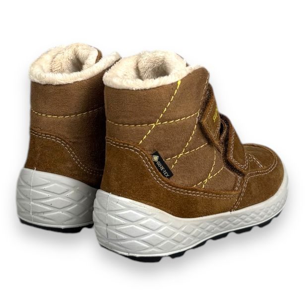 Superfit dětská zimní obuv 1-106314-3000 GROOVY 2.0 BRAUN/GELB
