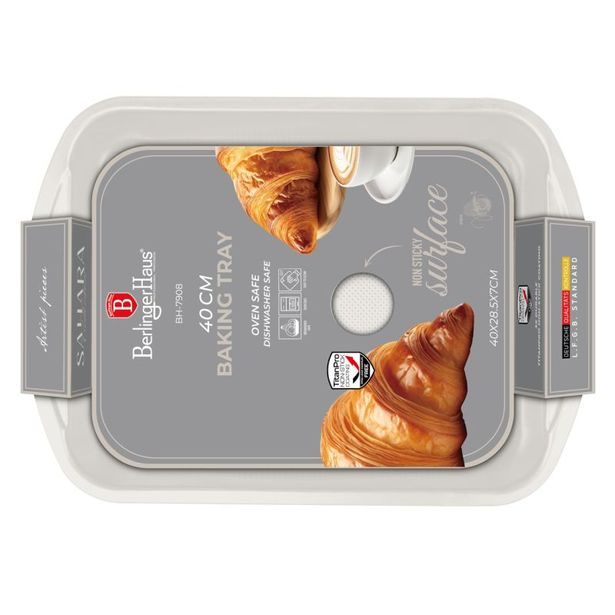 BERLINGERHAUS Plech na pečení s titanovým povrchem 40x28,5 cm Sahara Collection BH-7908