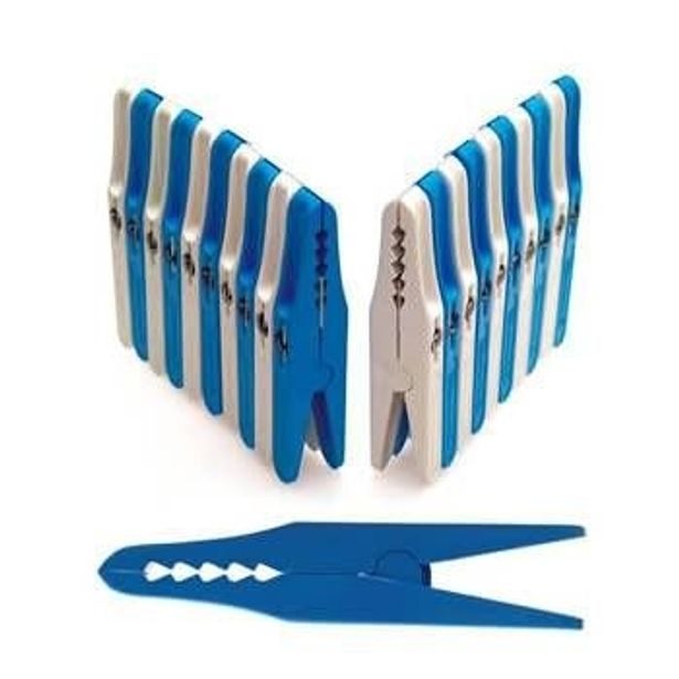 kolíčky 20ks SUPER KROKODIL, 9,1x1,9x0,9cm, plast *25,9,