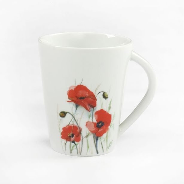 hrnek 270ml ROLAND VLČÍ MÁKY, čes.porcelán