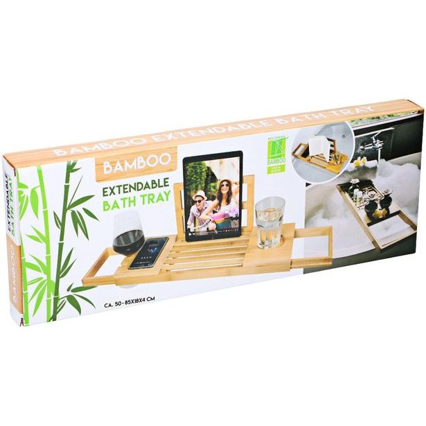 EDCO Podnos na vanu nastavitelný bambus ED-217830