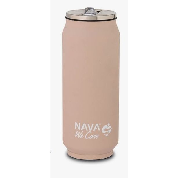 termoska 0,5l NR PLECHOVKA RŮŽOVÁ matná, d7x18,5cm, 8-10hod.