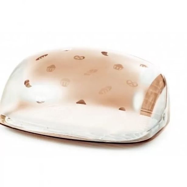 chlebovka 36,3x30x17cm, BEROSSI, růžová, plast