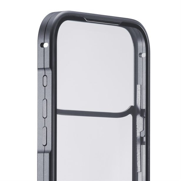Black Rock 360° Glass, kryt pro Apple iPhone 17 Pro Max, skleněný, předn +zadní díl, průhledný/černý