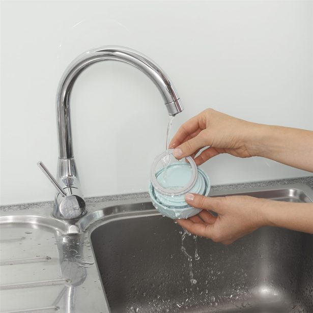 Xavax To Go, tepelněizolační nádoba, na polévku/zmrzlinu, 500 ml, stříbrná/pastelová modrá