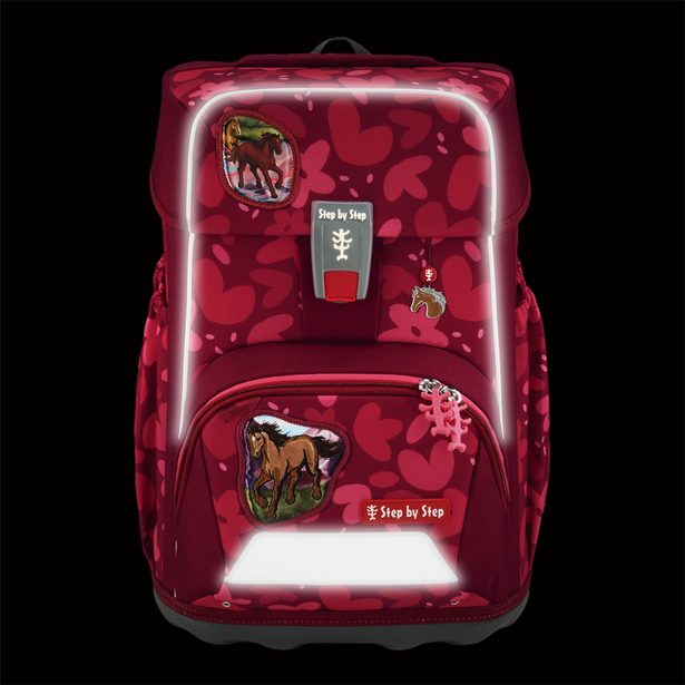 Školní aktovka Step by Step GIANT, Wild Horse Nora - 5 dílný set, AGR certifikát