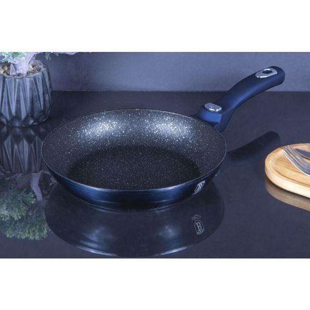 BERLINGERHAUS Pánev s odnímatelnou rukojetí + víko 24 cm Aquamarine Metallic Line BH-7155